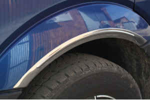 Накладки на колесные арки (нерж.) 4 шт. (MERCEDES SPRINTER W906 / VW CRAFTER)(2006 -2011)